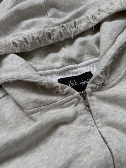 Basics Distressed Thermal Lined Zip Up